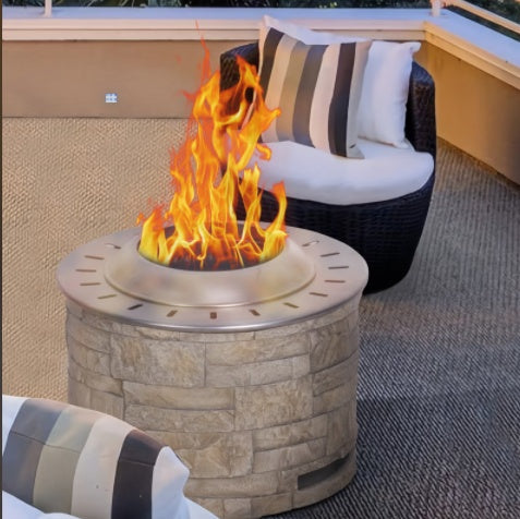 Stackstone Look Smokeless Firepit With Wood PelletTwigWood As The Fuel